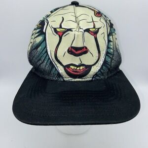 IT Pennywise Bioworld Hat Snapback Cap Multicolor All‎ Over Print Black